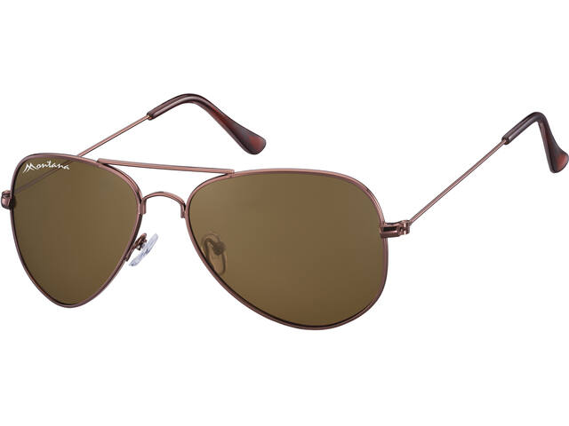 Zonnebril Montana met bruin glas mtl koffiekleur