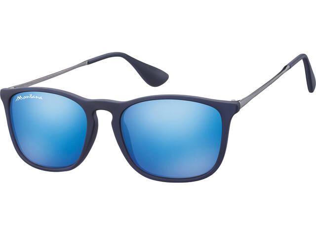 Zonnebril Montana met Revo blauw glas mtl blauw
