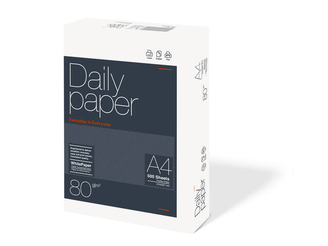 Kopieerpapier Daily Paper A4 80gr wit 500 vel