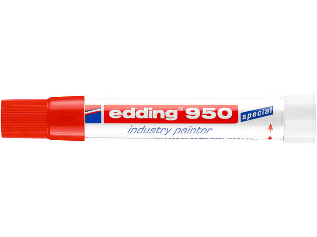 Viltstift edding 950 pasta rond 10mm rood
