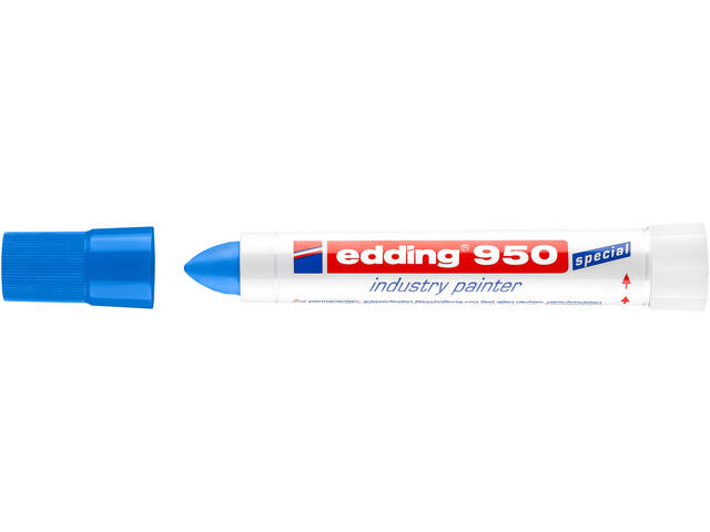 Viltstift edding 950 pasta rond 10mm blauw