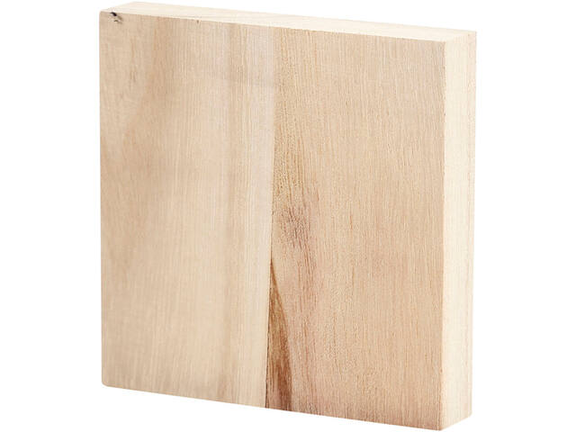 Knutselplank Crea Com Ikoon 9.6x9.6x2cm hout
