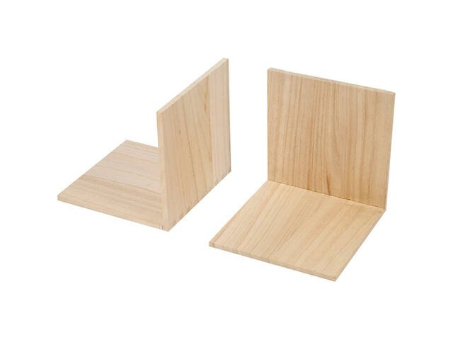 Boekensteun Creativ Company hout 15x15x15cm