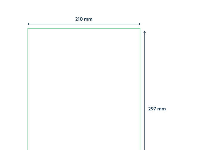 Etiket Qbasic A4 1.000 vel 210x297mm 1000 labels