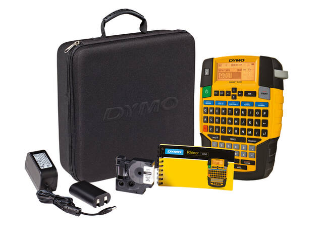 Labelprinter Dymo Rhino 4200 azerty 19mm koffer