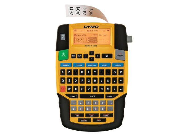 Labelprinter Dymo Rhino 4200 azerty 19mm koffer
