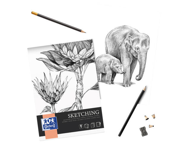 Tekenblok Oxford Sketching A3 50 vel