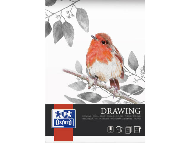Tekenblok Oxford Drawing A4 40 vel