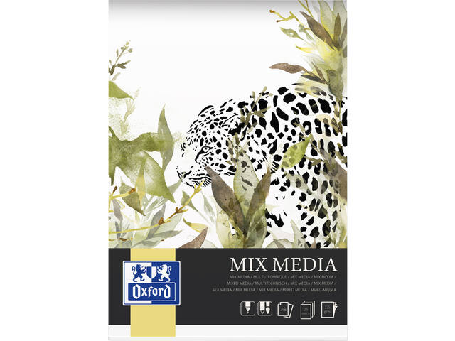 Tekenblok Oxford Mix Media A3 25 vel