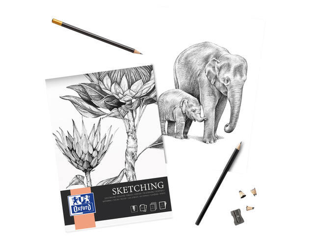 Tekenblok Oxford Sketching A4 50 vel