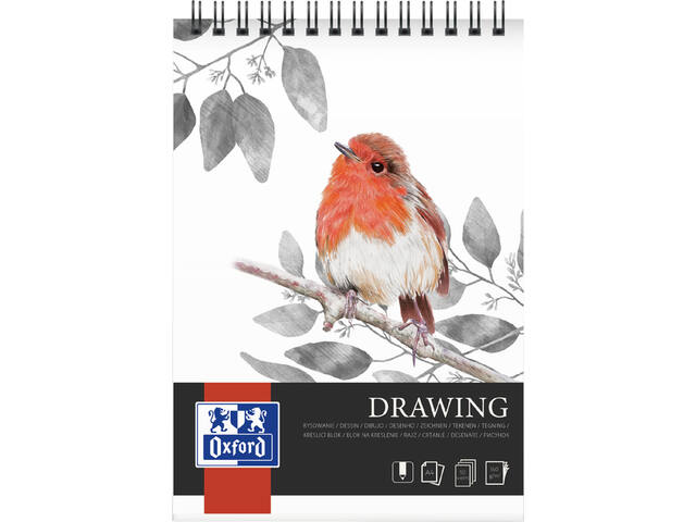 Tekenblok Oxford Drawing A4 50 vel spiraal