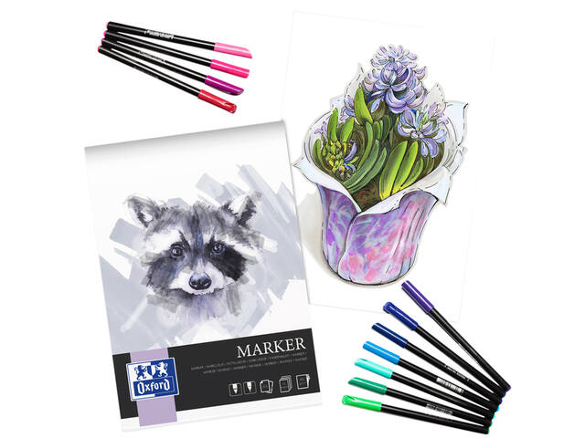 Tekenblok Oxford Marker A3 15 vel