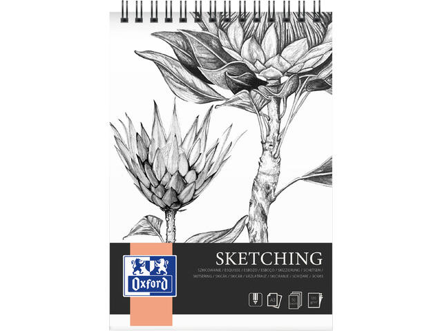 Tekenblok Oxford Sketching A3 50 vel spiraal