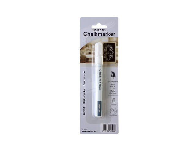 Krijtstift Europel 3mm wit