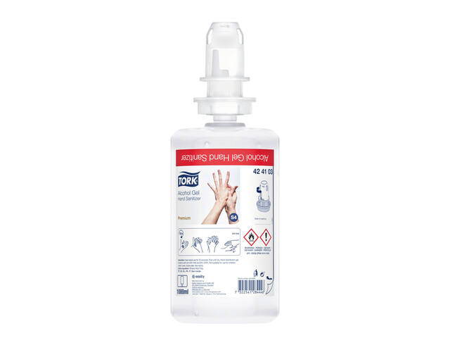Handdesinfectie Tork S4 Premium alcoholgel 1000 ml