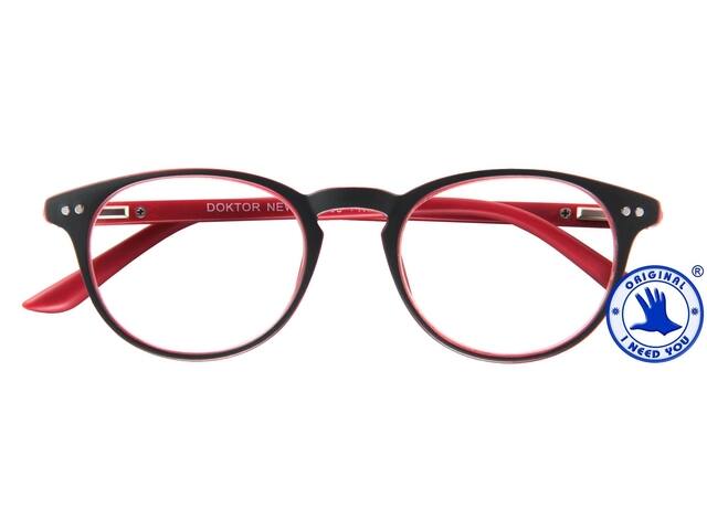 Leesbril I Need You +1.50dpt Dokter New grijs-rood
