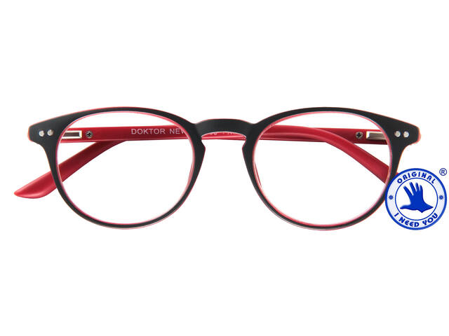 Leesbril I Need You +2.50dpt Dokter New grijs-rood
