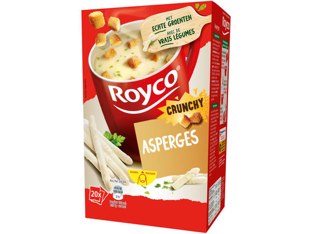 Soep Royco crunchy asperges 20 zakjes