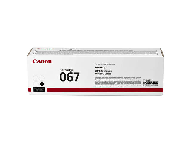 Tonercartridge Canon 067 zwart