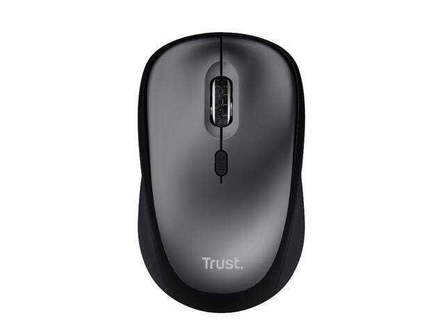 Muis Trust Yvi+ draadloos eco zwart