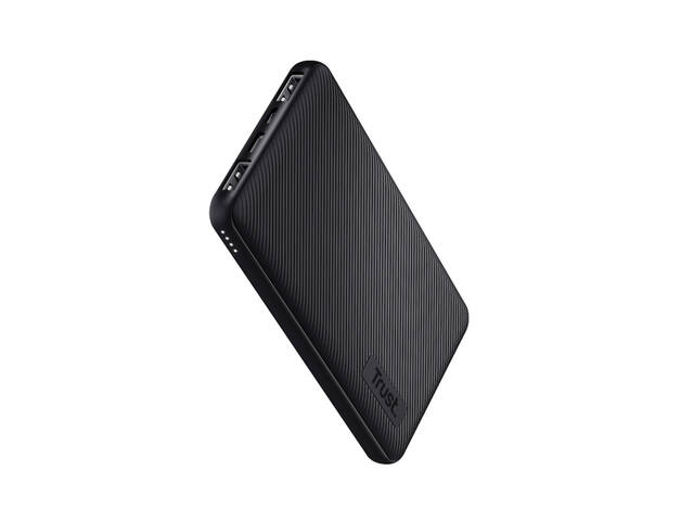 Powerbank Trust Primo 10.000 mAh eco zwart