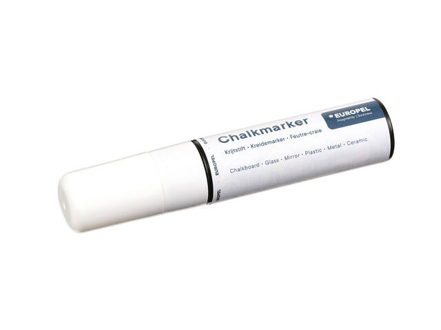 Krijtstift Europel 15mm wit blister