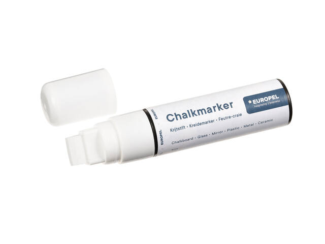 Krijtstift Europel 15mm wit blister