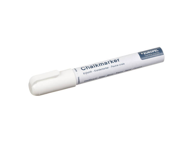 Krijtstift Europel 6mm wit blister