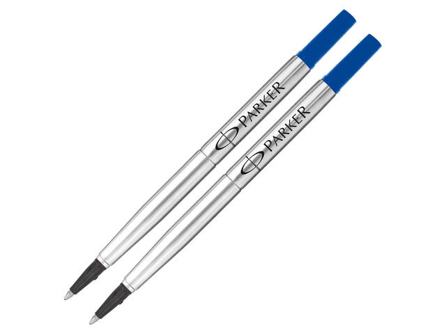 Rollerpenvulling Parker Quink M blister 2st blauw