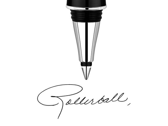 Rollerpenvulling Parker Quink M blister 2st zwart