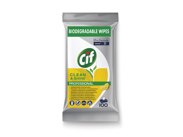 Reinigingsdoekjes CIF Pro formula Multi 100 stuks