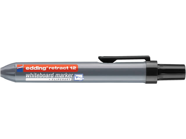 Whiteboardmarker edding 12 rond 1.5-3mm zwart