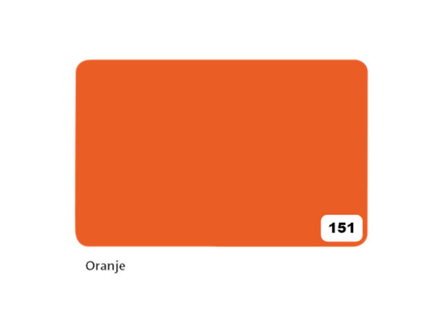 Etalagekarton Folia 1z 48x68cm 380gr nr151 oranje
