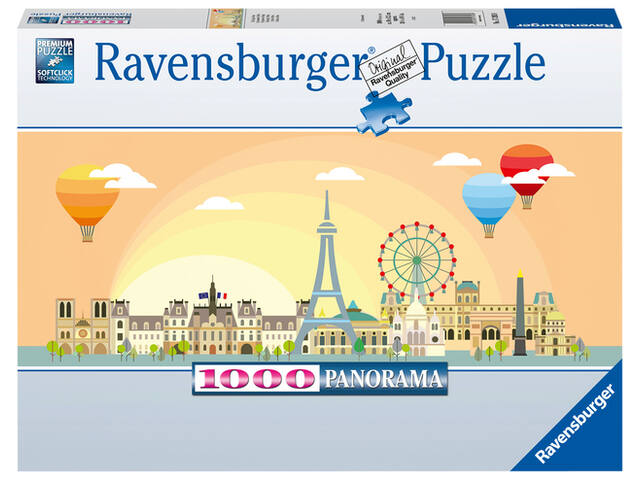 Puzzel Ravensburger Een dag in Parijs 1000st