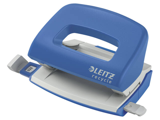 Perforator Leitz NeXXt Recycle mini 10 vel blauw