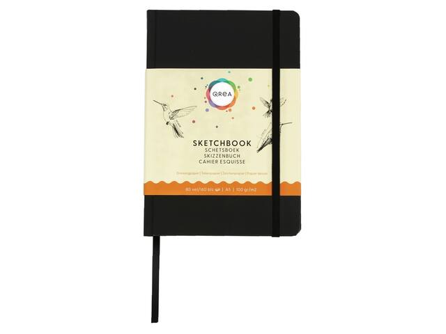 Tekenboek Qrea A5 100gr 80vel