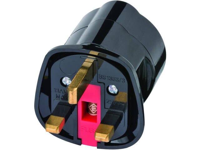 Reisstekker Brennenstuhl adapter GB/UK zwart