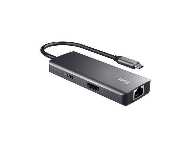 Adapter Trust Dalyx 6-in-1 USB-C multipoort