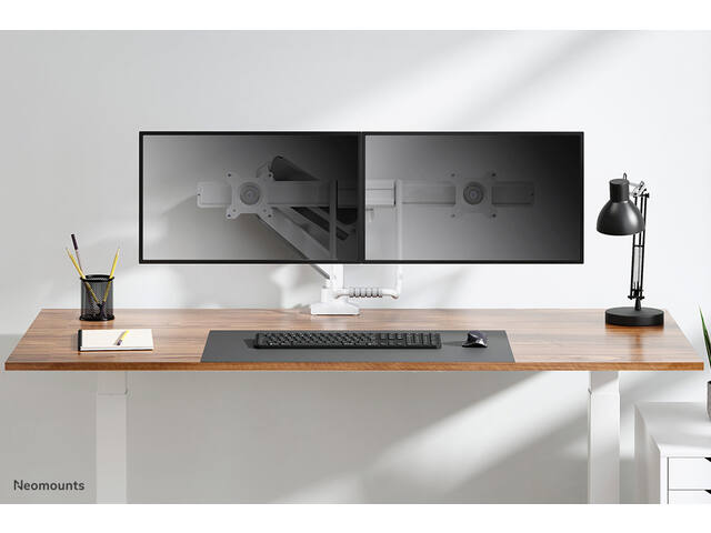 Monitorarm Neomounts DS75-450WH2 wit