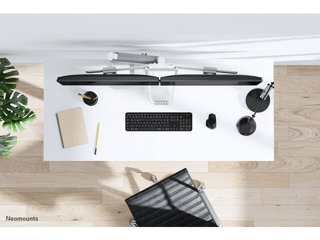 Monitorarm Neomounts DS75-450WH2 wit