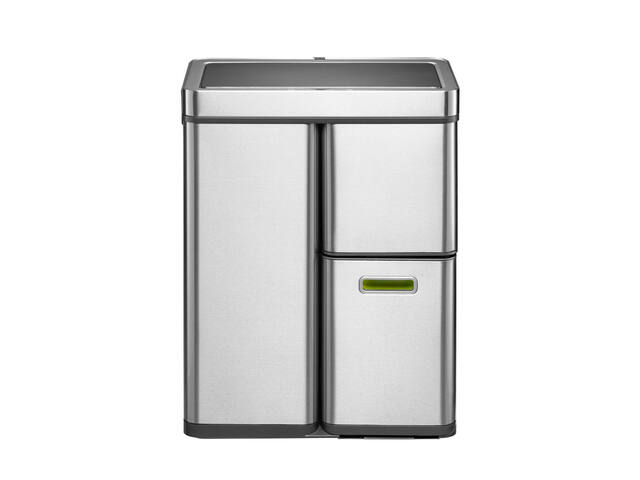 Afvalbak EKO Mirage Plus sensor 30L en 2x15L RVS