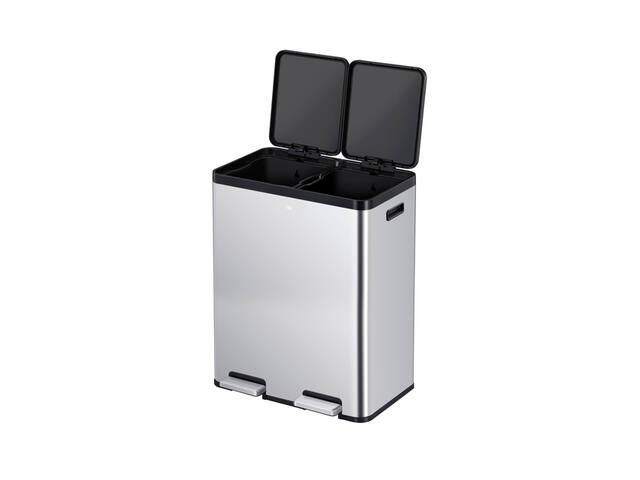 Pedaalemmer EKO Essential Recycler 2x30liter rvs
