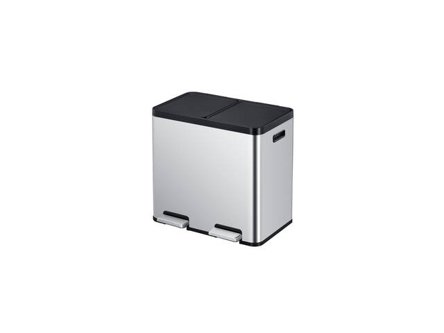 Pedaalemmer EKO Essential Recycler 2x22liter rvs