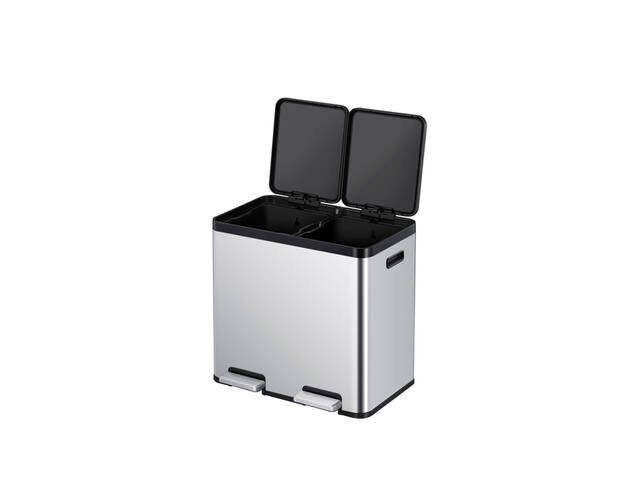 Pedaalemmer EKO Essential Recycler 2x22liter rvs