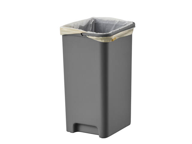 Pedaalemmer EKO Hana Duo Recy 2x10l grijs wit