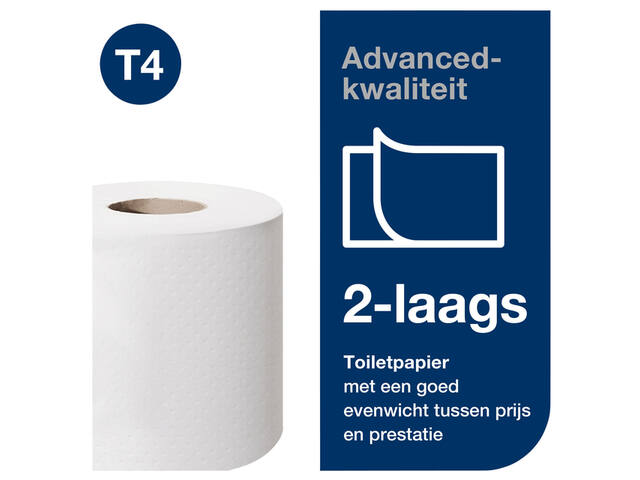 Toiletpapier Tork T4 Advanced 2laags 200 vel wit