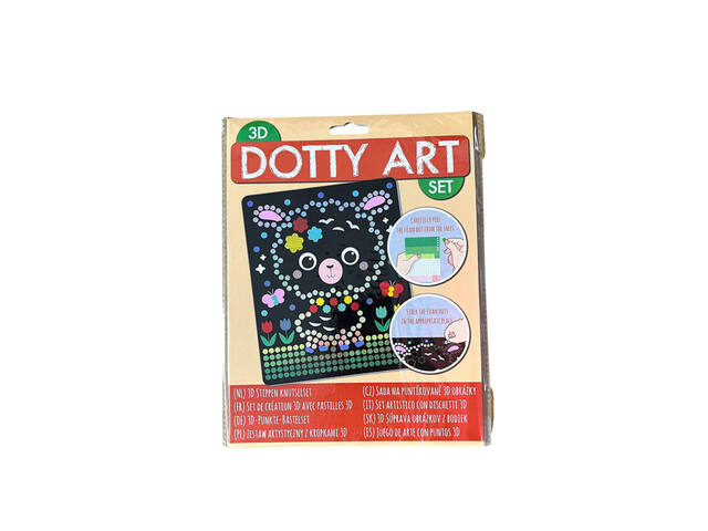 Knutselset 3D Dotty art assorti