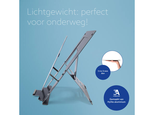 Laptopstandaard R-Go Riser Documenthouder