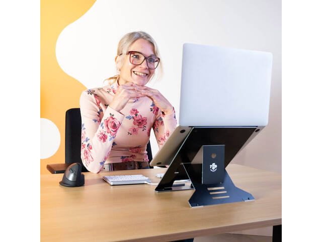 Laptopstandaard R-Go Riser Documenthouder