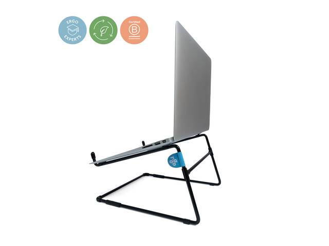 Laptopstandaard R-Go Office Zwart